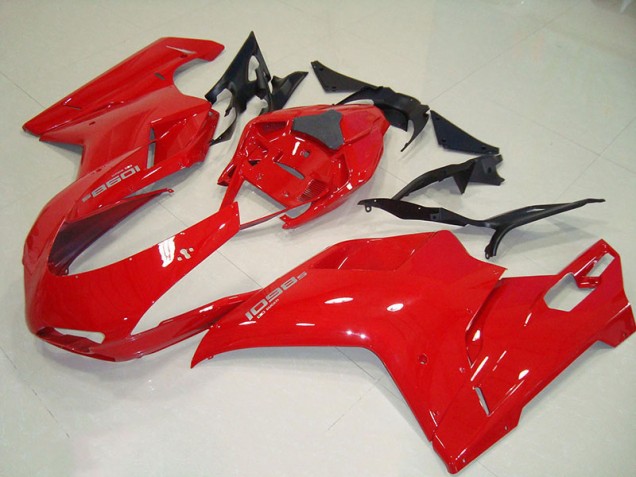 Best 2007-2014 Red Ducati 1098 Motorcycle Fairing Kits