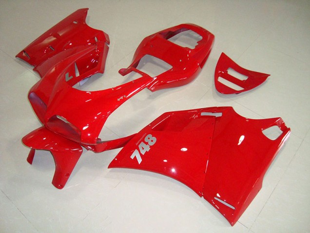 Best 1993-2005 Red Ducati 748 916 996 996S Bike Fairing Kit