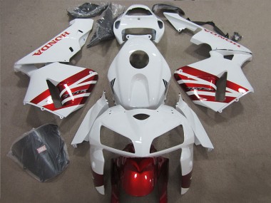 Best 2004-2005 White Red Black Honda CBR1000RR Motor Bike Fairings