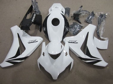 Best 2008-2011 White Black Fireblade Honda CBR1000RR Motorbike Fairing