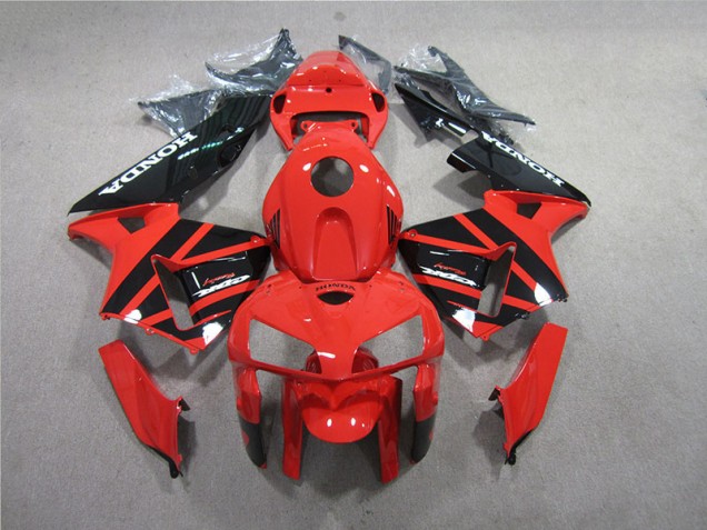 Best 2005-2006 Red Black Honda CBR600RR Replacement Fairings