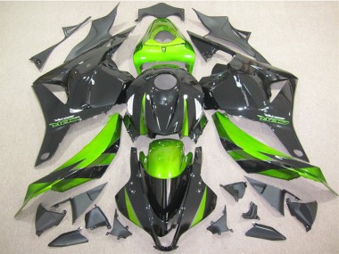 Best 2009-2012 Black Green Honda CBR600RR Motorbike Fairing