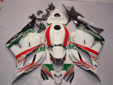 Best 2009-2012 White Green Red Honda CBR600RR Bike Fairings