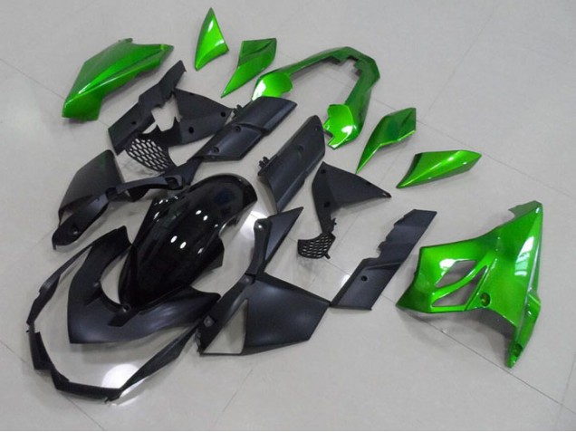 Best 2007-2009 Black Green Kawasaki Z1000 Motorcycle Replacement Fairings