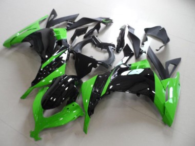 Best 2013-2016 Black Green Kawasaki ZX300R Motorbike Fairing Kits