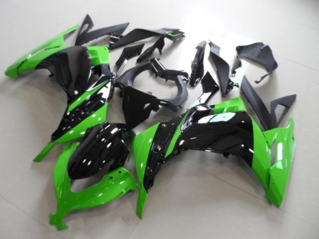 Best 2013-2016 Black Green Kawasaki ZX300R Motorbike Fairing Kits