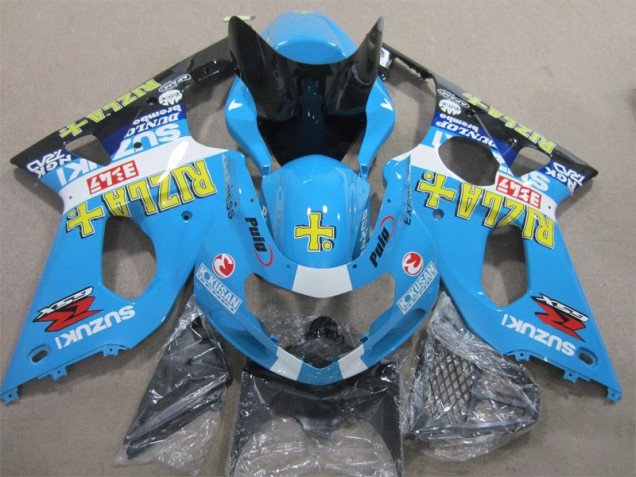 Best 2000-2002 Blue Rizla Suzuki GSXR1000 Motorcycle Replacement Fairings