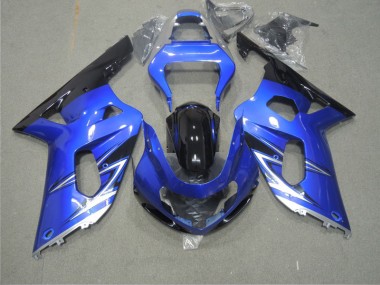 Best 2001-2003 Blue Suzuki GSXR600 Motorcycle Fairing