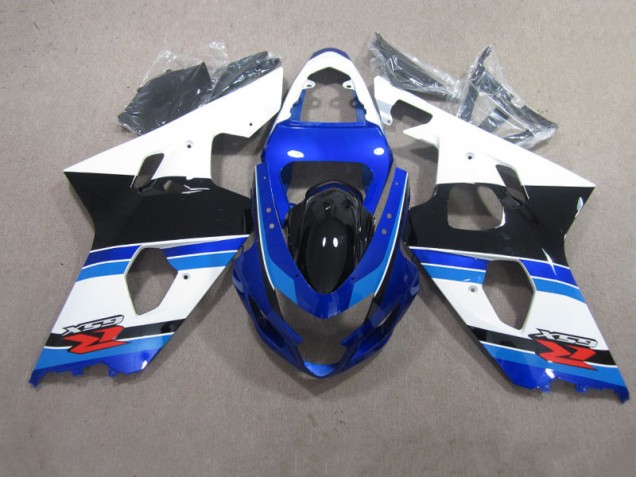 Best 2004-2005 Blue White Suzuki GSXR600 Motor Fairings