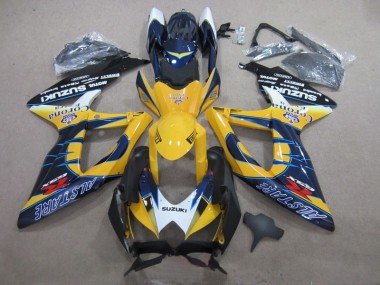 Best 2008-2010 Blue Yellow Corona Extra Suzuki GSXR600 Motor Bike Fairings