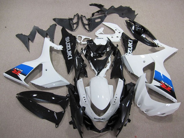Best 2009-2016 White Black Suzuki GSXR1000 Motorcyle Fairings