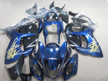 Best 2008-2019 Blue White Gold Decal Suzuki GSXR1300 Hayabusa Motorbike Fairing