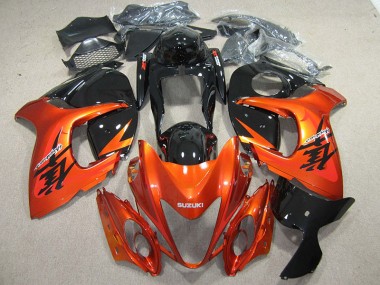 Best 2008-2019 Orange Black Suzuki GSXR1300 Hayabusa Motorcylce Fairings