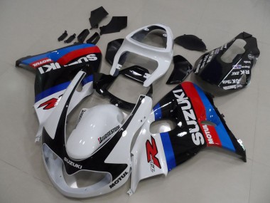 Best 1998-2003 White Blue Motul Suzuki TL1000R Motorbike Fairing