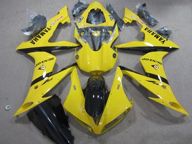 Best 2004-2006 Yellow Dunlop Yamaha YZF R1 Motorcycle Fairing Kits