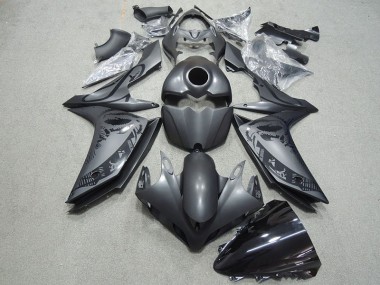 Best 2007-2008 Black Yamaha YZF R1 Motorcycle Fairings Kits