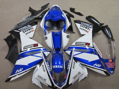 Best 2012-2014 Blue White Yamaha YZF R1 Motorbike Fairing