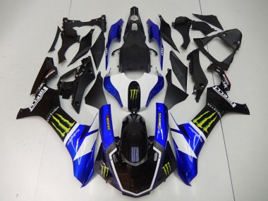 Best 2015-2019 Blue Black Monster Yamaha YZF R1 Motorbike Fairings