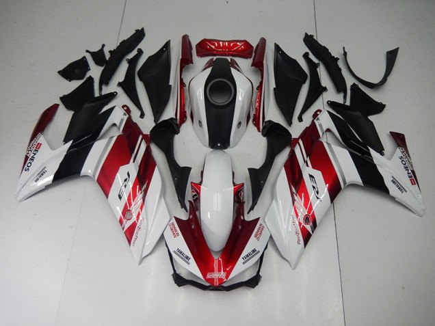 Best 2015-2022 Black Red White Yamaha YZF R3 Motorcycle Fairings