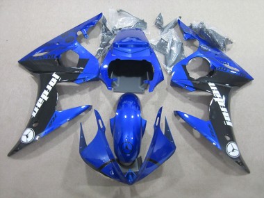 Best 2003-2005 Blue Black Yamaha YZF R6 Replacement Motorcycle Fairings