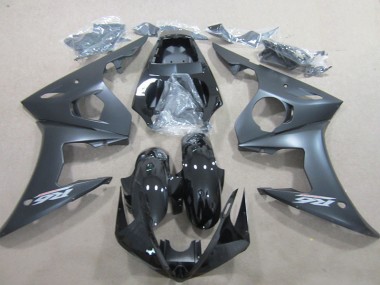 Best 2003-2005 Black Yamaha YZF R6 Bike Fairing Kit