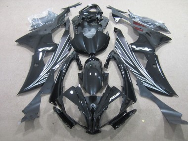 Best 2006-2007 Black Yamaha YZF R6 Motorcycle Fairings