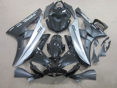 Best 2006-2007 Silver Black Yamaha YZF R6 Replacement Fairings