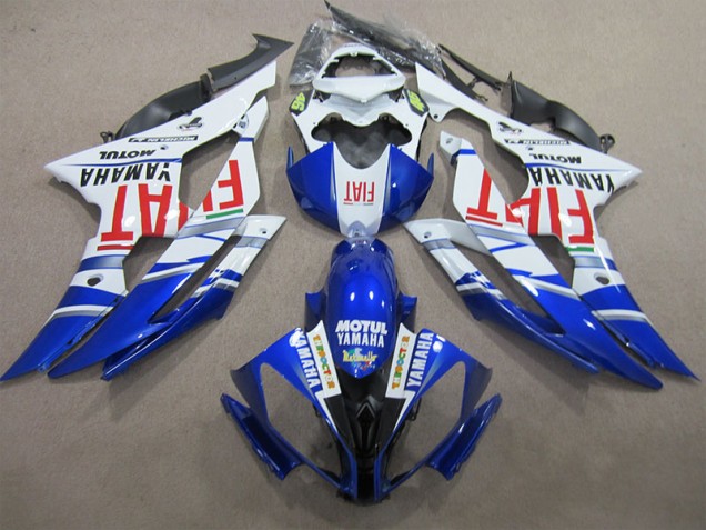 Best 2008-2016 Blue White Motul Red Fiat Yamaha YZF R6 Motorbike Fairing