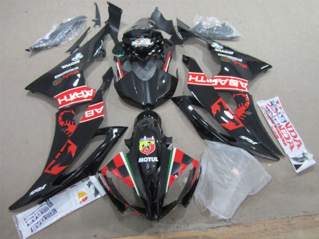 Best 2008-2016 Black White Motul Yamaha YZF R6 Motorbike Fairing
